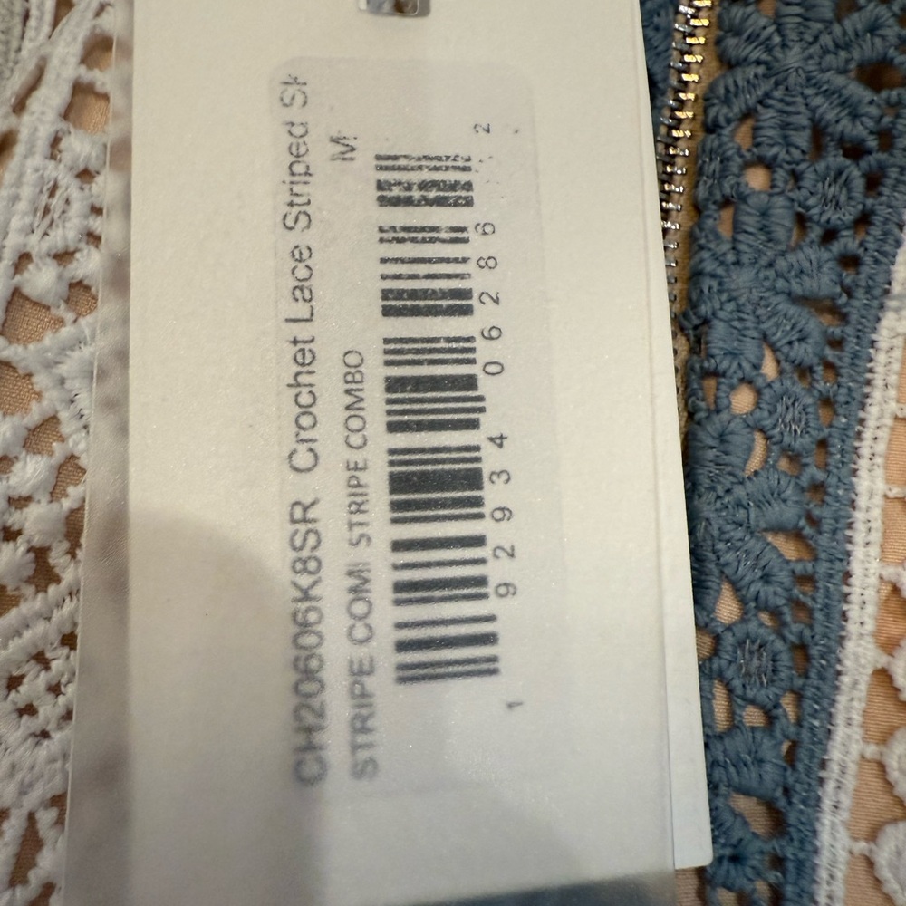 Endless Rose Blue and White Lace Pencil Skirt - Picture 5 of 8